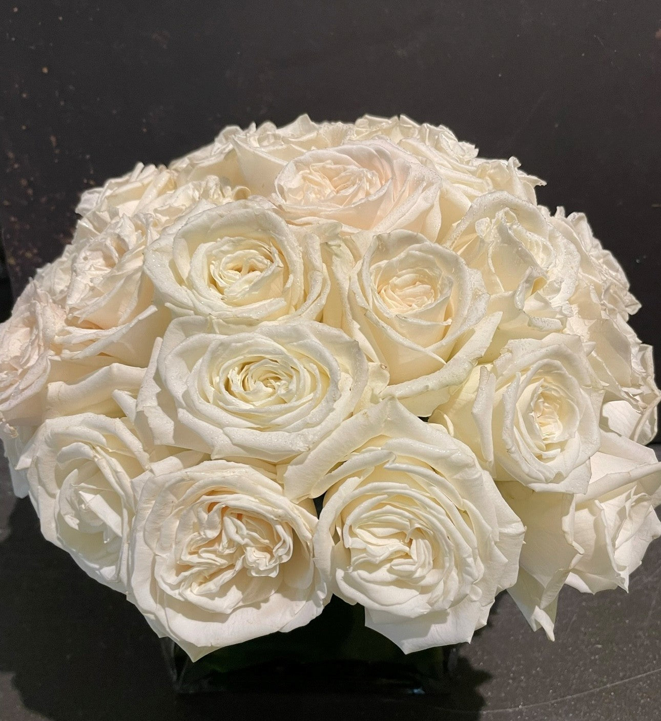 Pave White Roses Pave' Roses – Greenwich Orchids