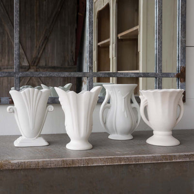Vintage-Style Flower Vase Collection, Set of 4