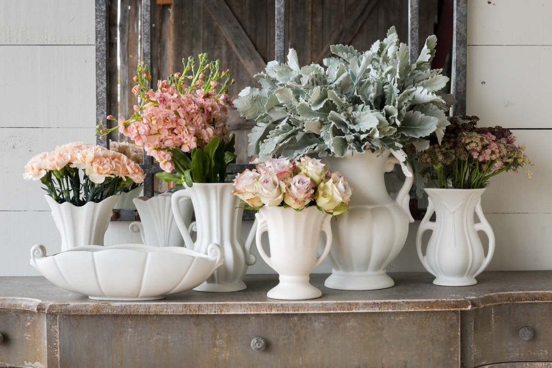 イギリス1930’s antique vintage flower vase Pair Of, Vintage Decorative Flower Vases, English, Ceramic, Hand