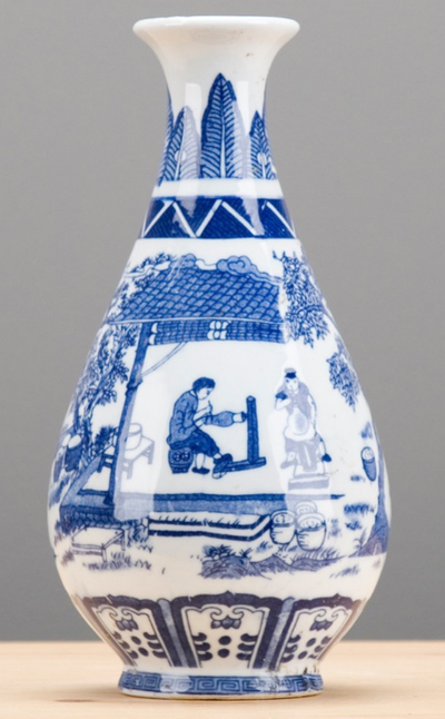 Classic Blue and White Vase